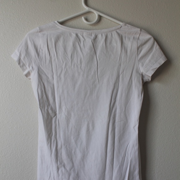 Basic White Layering Tee - Picture 2 of 4